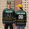 Green Bay Packers Boba Fett Baby Yoda Cool Christmas Ugly Sweater