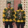 Green Bay Packers Cheesehead Vintage Christmas Ugly Sweater