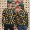 Green Bay Packers Snoopy Dancing Funny Christmas Ugly Sweater
