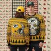 Green Bay Packers Funny Santa Claus Chymney Cheap Christmas Ugly Sweater