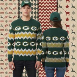 Green Bay Packers Xmas Gift Logo Cute Christmas Ugly Sweater