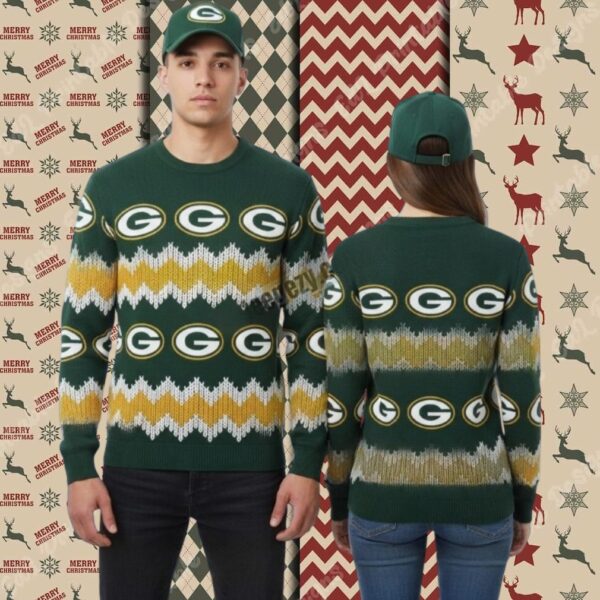 Green Bay Packers Xmas Gift Logo Cute Christmas Ugly Sweater