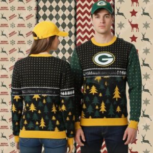 Green Bay Packers Xmas Tree Best Christmas Ugly Sweater