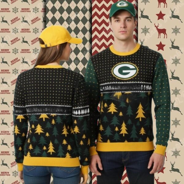 Green Bay Packers Xmas Tree Best Christmas Ugly Sweater
