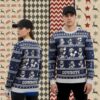 Personalized Dallas Cowboys Mickey Blue Couples Ugly Sweater