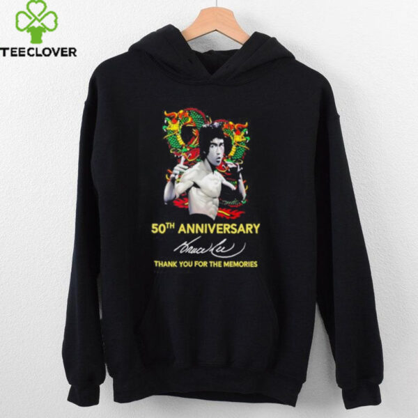 Bruce Lee The Dragon 50th anniversary thank you for the memories shirt