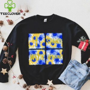 Stand With Ukraine Blue Yellow Sunflower shirt