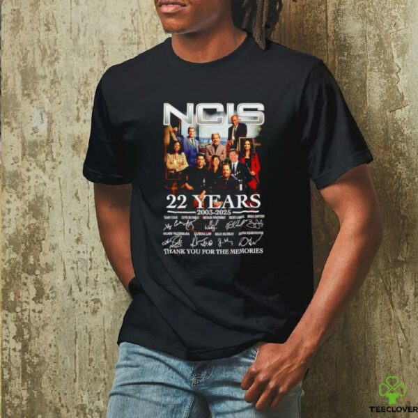 NICS 22 Years 2003 2025 Thank You For The Memories signature shirt