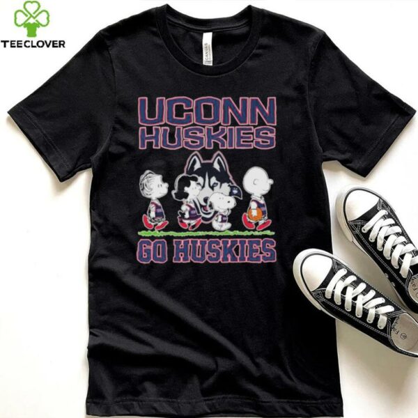 Official Snoopy And The Peanuts Uconn Huskies Go Huskies T shirts