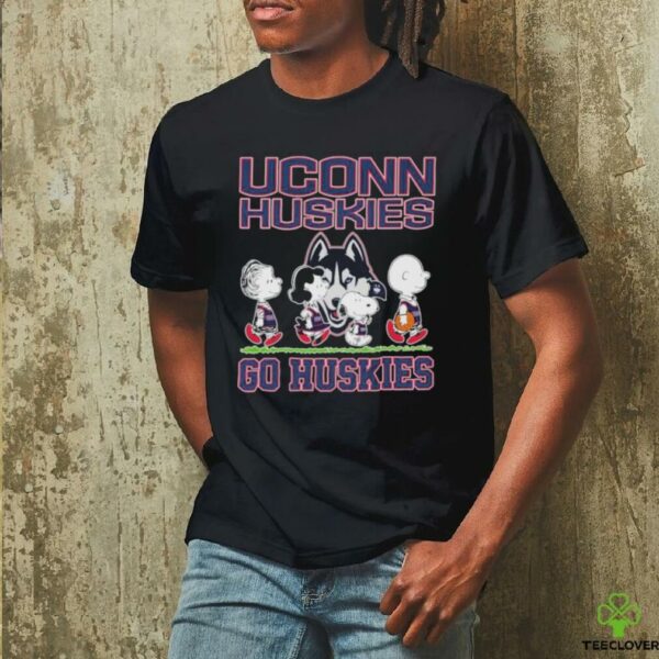 Official Snoopy And The Peanuts Uconn Huskies Go Huskies T shirts