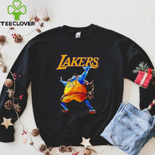 One Piece Jinbe Los Angeles Lakers NBA shirt