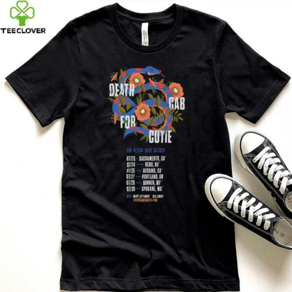 Poster Death Cab For Cutie On Tour 2025 Shirt