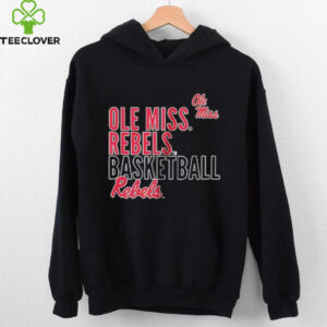 Ole Miss basketball text logo overlay shirt