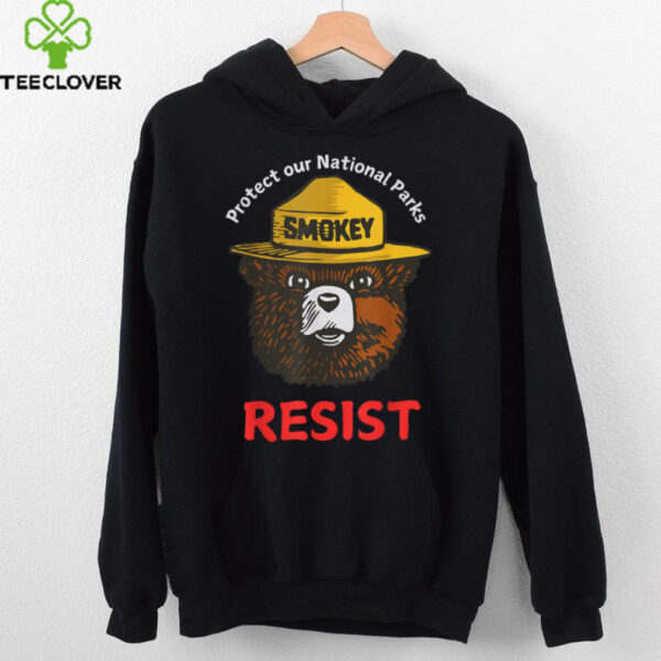 Retro Protect Our National Parks Smokey Resist Anti Trump T Shirt