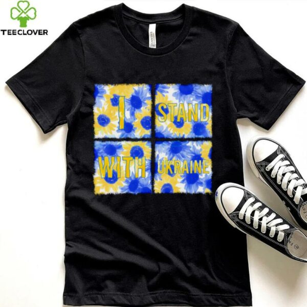 Stand With Ukraine Blue Yellow Sunflower shirt