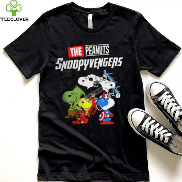 The Peanuts Snoopy Avengers cartoon shirt