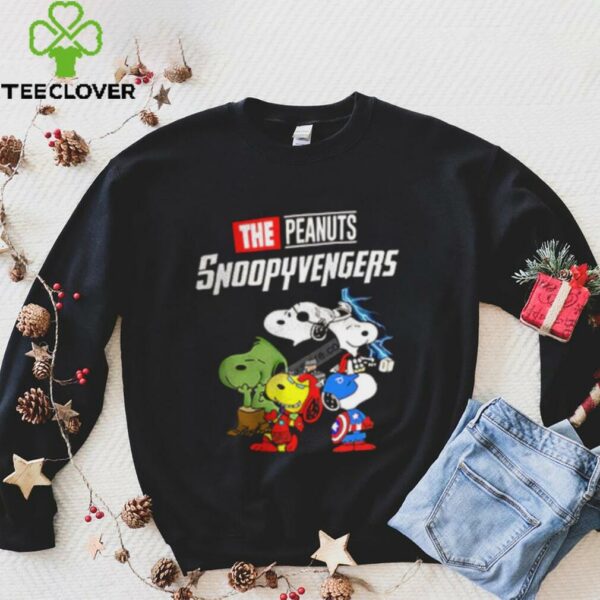 The Peanuts Snoopy Avengers cartoon shirt