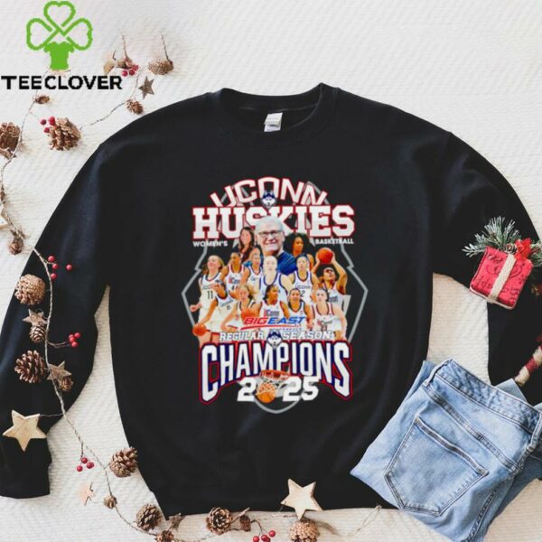 UConn Huskies Women’s Basketball Big East Regular Season Champions 2025 shirt