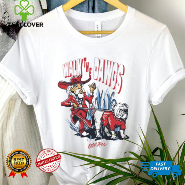 Walk The Dawgs Georgia Bulldogs Vs. Ole Miss Rebels Graphic T shirt