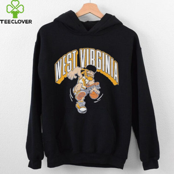 West Virginia Mountaineers Dunking Mascot T shirts