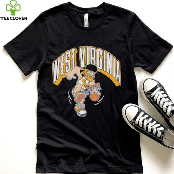 West Virginia Mountaineers Dunking Mascot T shirts