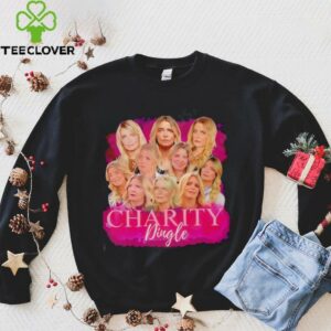 Charity Dingle Fan Collage Pink Themed Graphic Shirt