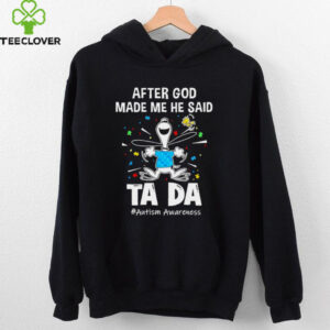 Snoopy and Woodstock after god made me he said ta da autism awareness shirt