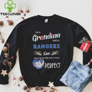 Official I’m A Grandma And A Texas Rangers Fan Which Means I’m Pretty Much Perfect Diamond Heart T shirts