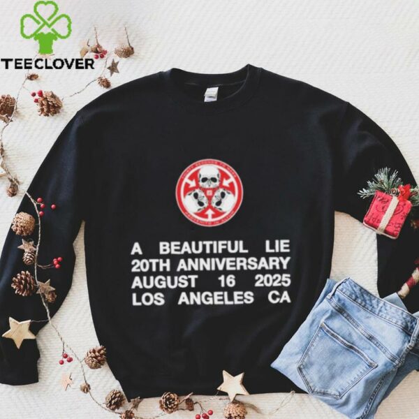 Thirty Seconds To Mars Emo A Beautiful Lie 20th Anniversary August 16 2025 Los Angeles CA T shirts