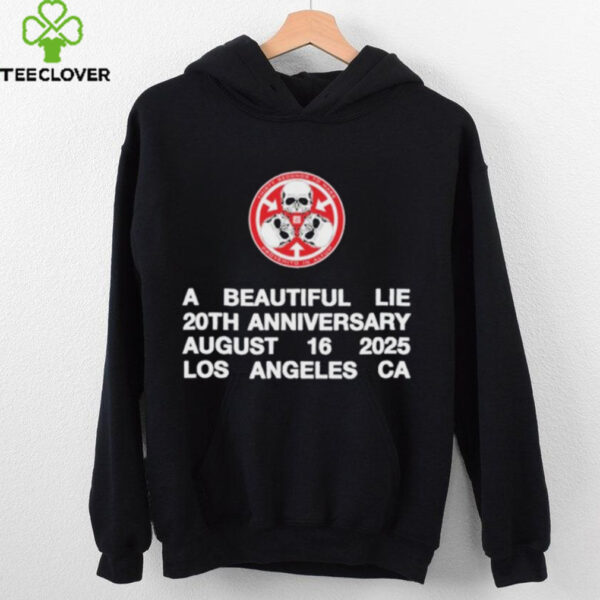 Thirty Seconds To Mars Emo A Beautiful Lie 20th Anniversary August 16 2025 Los Angeles CA T shirts