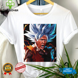 Dragon Ball Goku Trump Super Saiyan graphic shirt