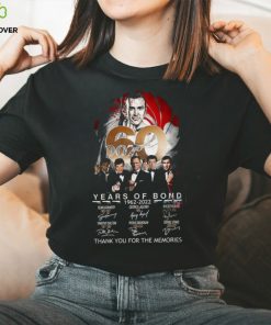 007 60 Years Of Bond 1962 2022 Thank You For The Memories T Shirt 3 007 60 Years Of Bond 1962 2022 Thank You For The Memories T Shirt