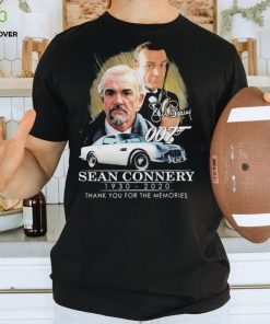 007 Sean Connery 1930 – 2020 Thank You For The Memories Shirt