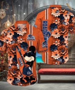 UTSA Roadrunners Hawaiian Shirt Mickey Love Surfing Trending Summer Gift