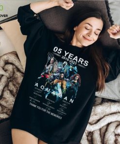 05 Years 2018 – 2023 Aquaman Thank You For The Memories Unisex T Shirt