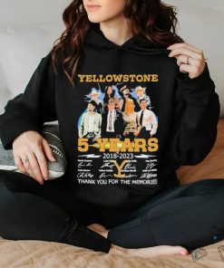 05 Years Anniversary Of Yellowstone 2018 2023 Thank You For The Memories Signatures Shirt 2 05 Years Anniversary Of Yellowstone 2018 2023 Thank You For The Memories Signatures Shirt