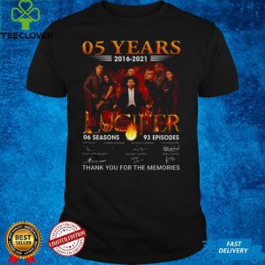 05 years 2016 2021 Lucifer 06 season 93 episodes signatures hoodie, sweater, longsleeve, shirt v-neck, t-shirt