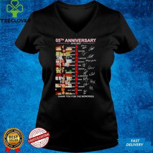05th Anniversary of Stranger Things 2016 2021 thank you for the memories shirt