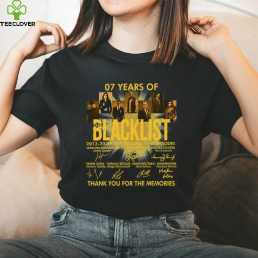 07 Years Of The Blacklist Unisex T Shirt