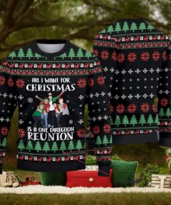 All I Want For Christmas Is A One Direction Reunion Ugly Sweater Christmas Ugly Sweater For Holiday Xmas Family Gift