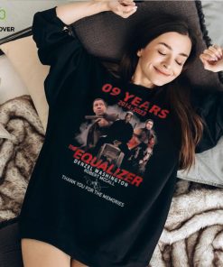 09 Years 2014 – 2023 The Equalizer Denzel Washington Robert Mccall Thank You For The Memories T Shirt
