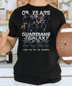 09 Years Guardians Of The Galaxy 2014 – 2023 Thank You For The Memories T Shirt – Limited Edition