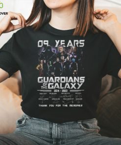 09 Years Guardians Of The Galaxy 2014 – 2023 Thank You For The Memories T Shirt – Limited Edition