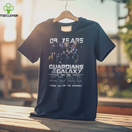 09 Years Guardians Of The Galaxy 2014 – 2023 Thank You For The Memories T Shirt – Limited Edition