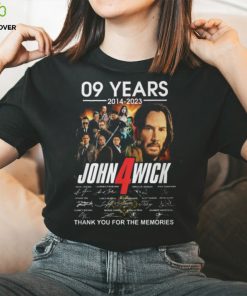 09 Years John Wick Chapter 4 2014 – 2023 Thank You For The Memories T Shirt 2 09 Years John Wick Chapter 4 2014 – 2023 Thank You For The Memories T Shirt