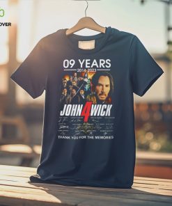 09 Years John Wick Chapter 4 2014 – 2023 Thank You For The Memories T Shirt 3 09 Years John Wick Chapter 4 2014 – 2023 Thank You For The Memories T Shirt