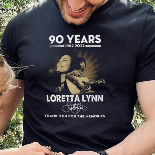 Loretta Lynn 90 Years Thank You For The Memories Thoodie, sweater, longsleeve, shirt v-neck, t-shirt2