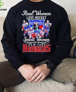 Real women love hockey smart women love the New York Rangers signatures shirt
