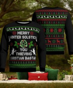Witch Merry Winter Solstice Ugly Sweater
