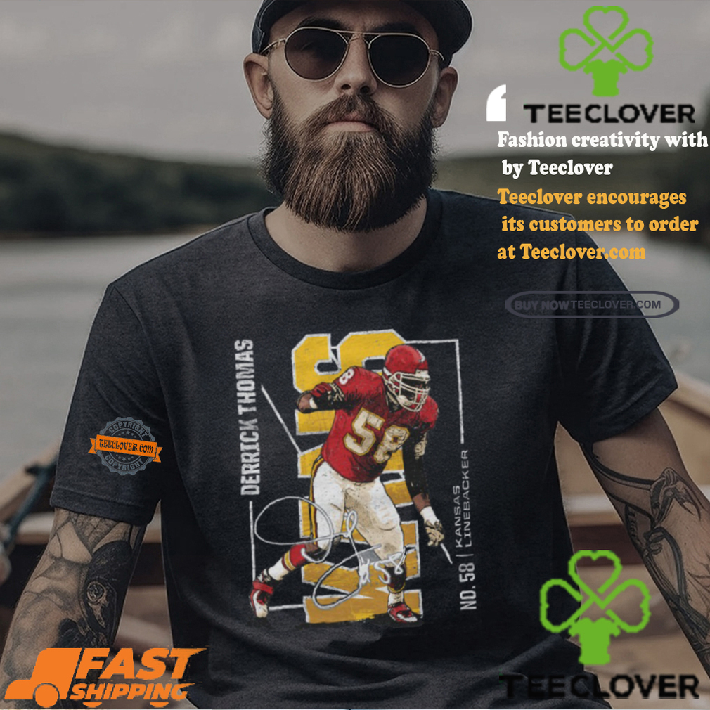 Derrick Thomas Kansas City Throwback City Shirt Derrick Thomas Kansas City Throwback City Shirt